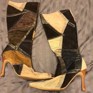 Luichiny leather suede boots